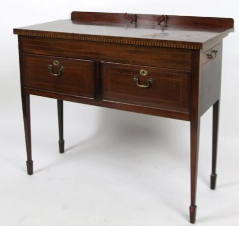 A 19thC mahogany