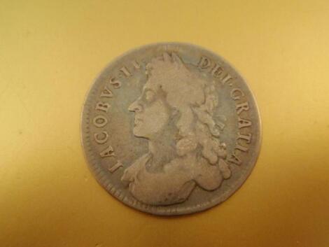 A 1685 half crown.