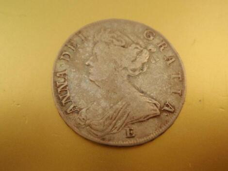 A 1707 half crown.