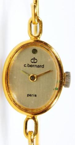 A C Bernard modern ladies wristwatch