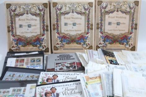 Various Royal Commemorative stamp sets