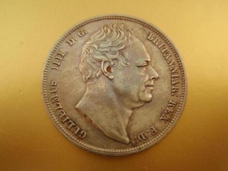 An 1834 half crown.