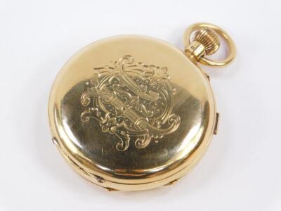 *A Victorian 18ct gold gentleman's full hunter chronograph pocket watch by John Boyd - 2