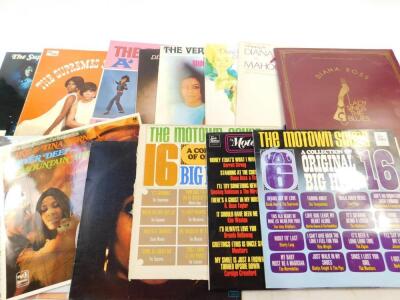 LPs and single records including Diana Ross and The Supremes