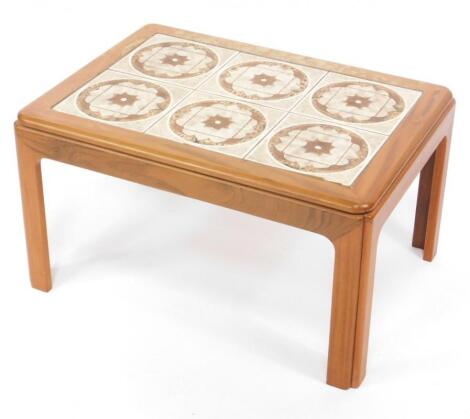 A G-Plan late 20thC rectangular teak occasional table