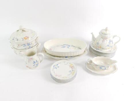 A group of Villeroy & Boch dinner and tea wares decorated in the Riviera pattern