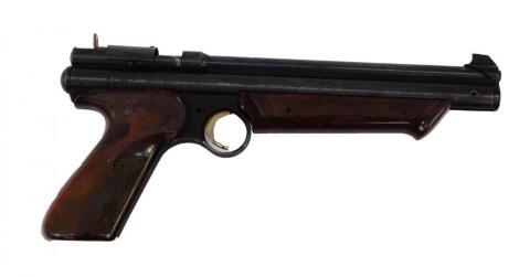 A Crosman Medallist II air pistol