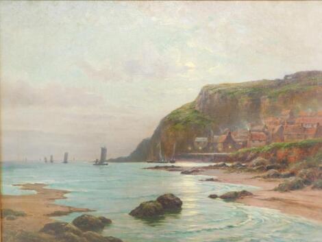 Sidney Valentine Gardner (1869-1957). Robin Hood's Bay at Dusk