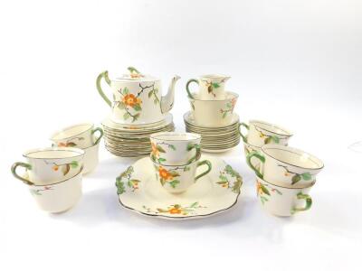 A Thomas Forrester & Sons Pheonix ware tea service