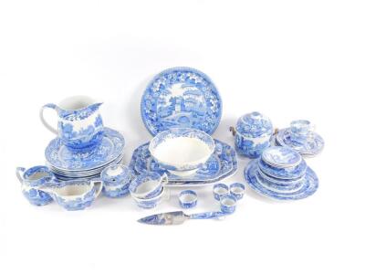 Copeland Spode blue and white pottery
