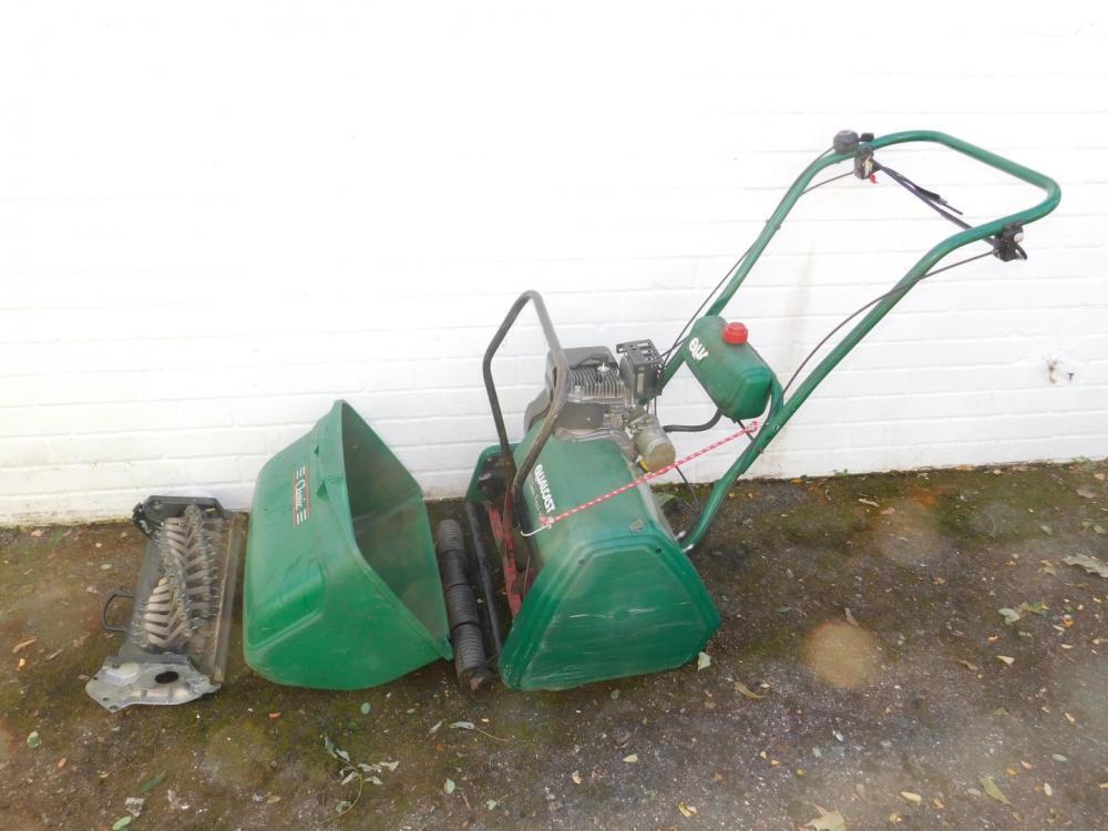 A Qualcast Classic petrol 43S lawnmower