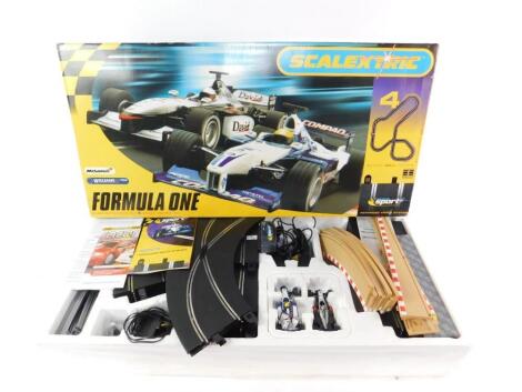 A Scalextric Formula 1 set Mclaren Mercedes MP4-16/4