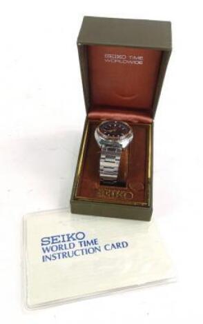 A Seiko automatic gents wristwatch