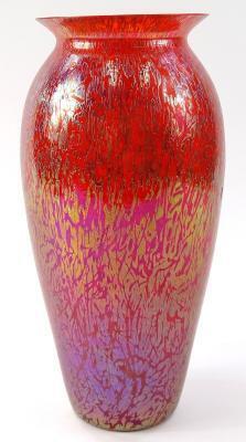 A 20thC Royal Brierley studio glass vase