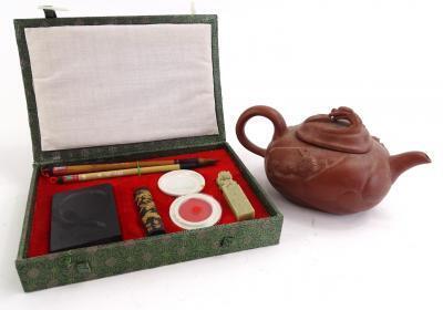 An oriental writing set