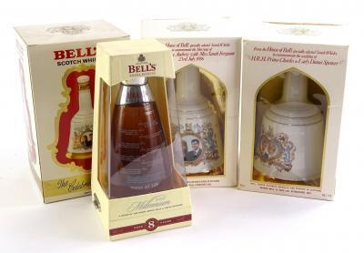 Four Bells whisky decanters