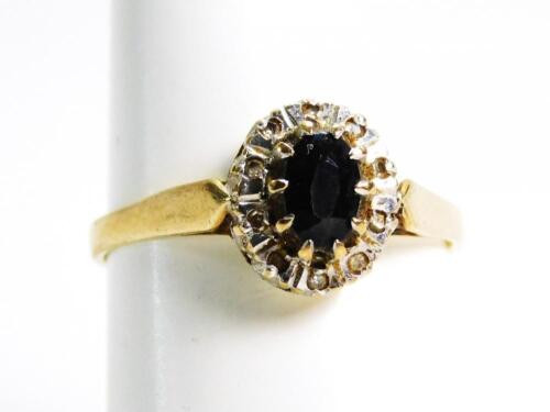 A 9ct gold dress ring