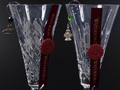 Twelve Waterford Crystal limited edition Twelve Days of Christmas glasses - 2