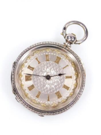 A fancy ladies fob watch