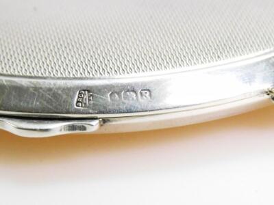 A George VI silver powder compact - 3