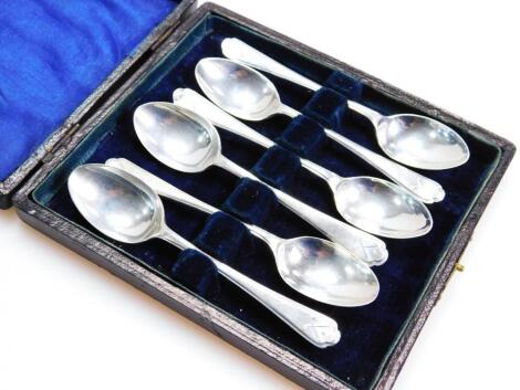 George VI silver teaspoons