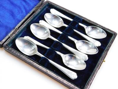 George VI silver teaspoons