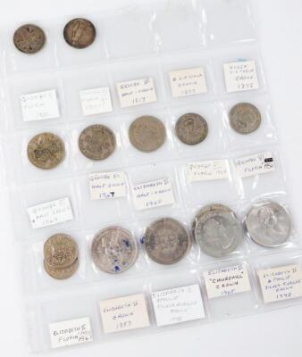 Various GB and world used coins - 2