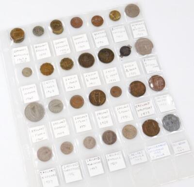 Various GB and world used coins - 3