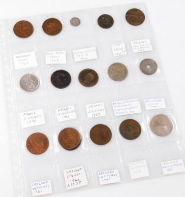 Various GB and world used coins - 5