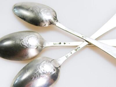 Various George III silver teaspoons - 6