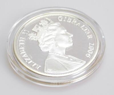 A Concorde Milestone silver five pound medallion coin - 3