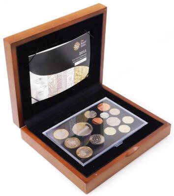 A Royal Mint 2011 Executive Proof coin set