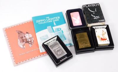 Various Zippo cigarette lighters