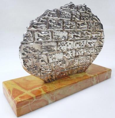 A Zadok Arts Israel sculpture of many buildings - 2