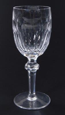 Eight various Waterford crystal wine glasses - 2