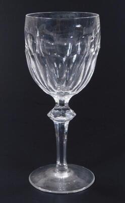 Eight various Waterford crystal wine glasses - 4