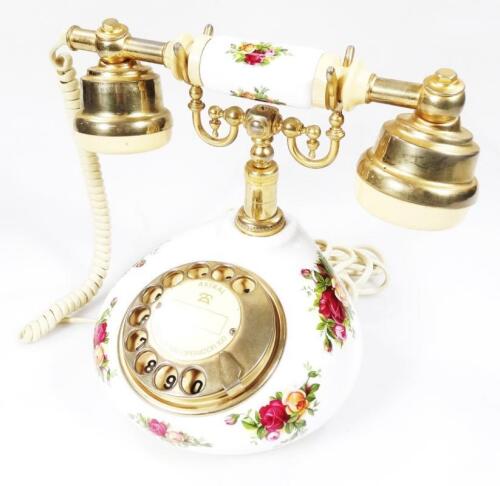 A Royal Albert Old Country Roses telephone