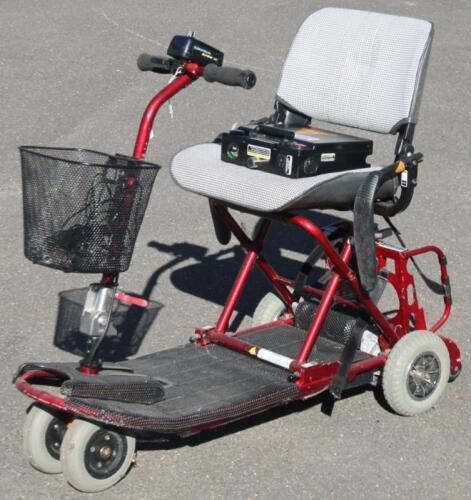 A four wheel shop mobility scooter