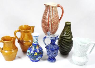 Various decorative jugs and vases - 2