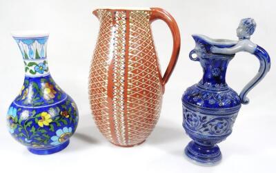 Various decorative jugs and vases - 3