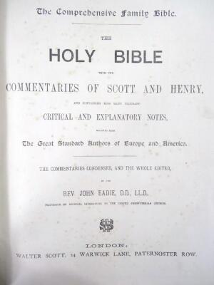 A 19thC Holy Bible - 3