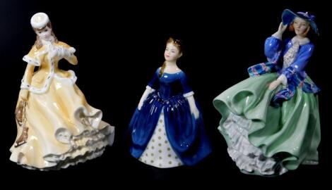 Various Royal Doulton and Coalport figures