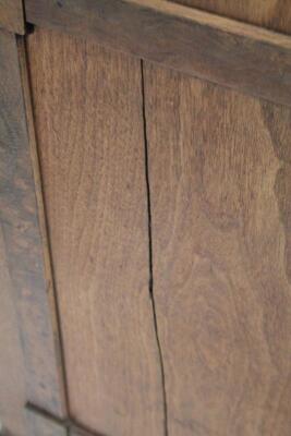 A walnut oak burr wood and satin wood inlaid bureau desk - 3