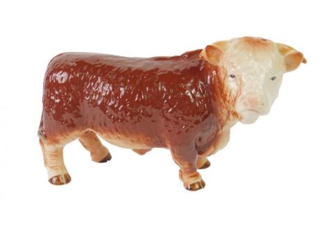 A Melba pottery figure of a bull