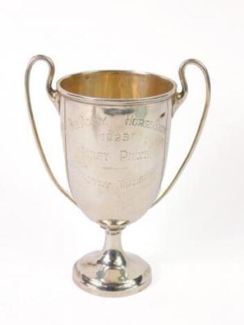 A George V silver military trophy