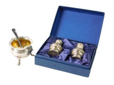 An Edward VII silver salt