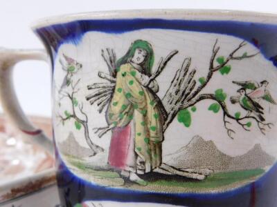 An early 19thC pottery loving cup - 2