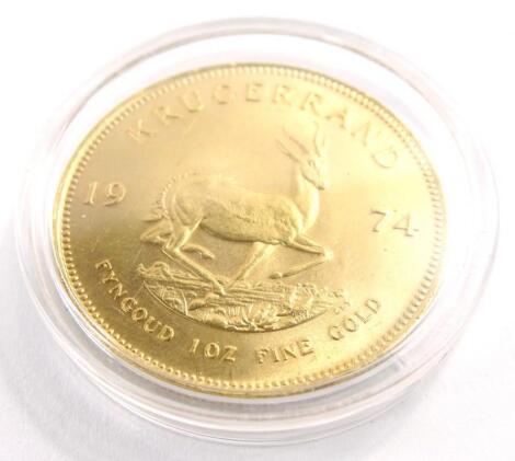 A 1974 full krugerrand.