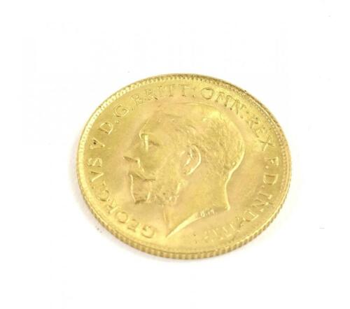 A George V half gold sovereign