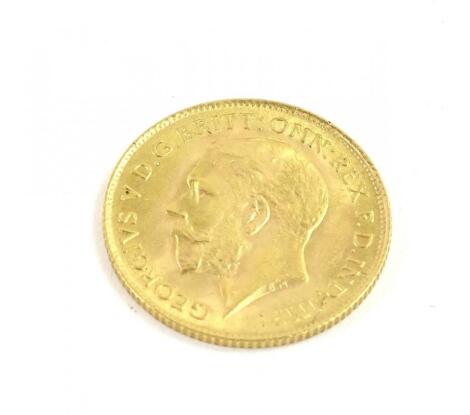 A George V half gold sovereign